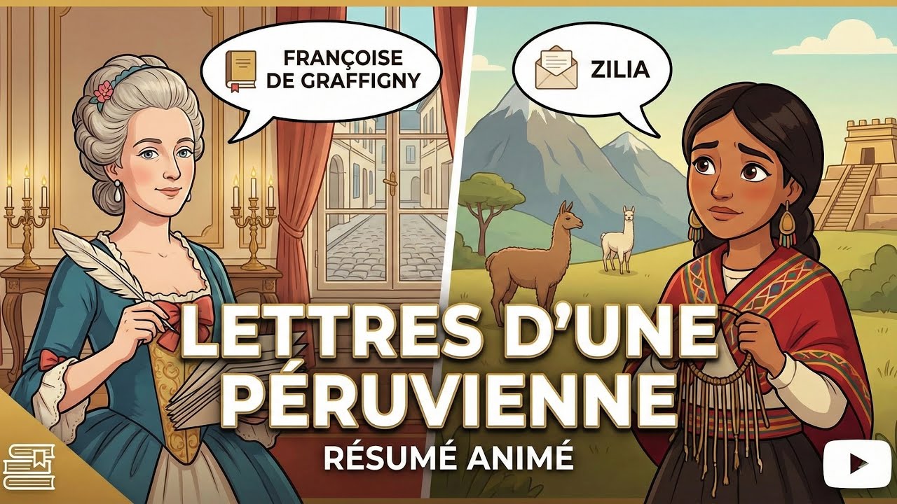 Lettres d’une Péruvienne – Françoise de Graffigny | Résumé animé pour comprendre l’essentiel 📚🎬