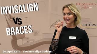 INVISALIGN vs BRACES | Top Ranked Invisalign Dentist in Northern Virginia | The Invisalign Goddess