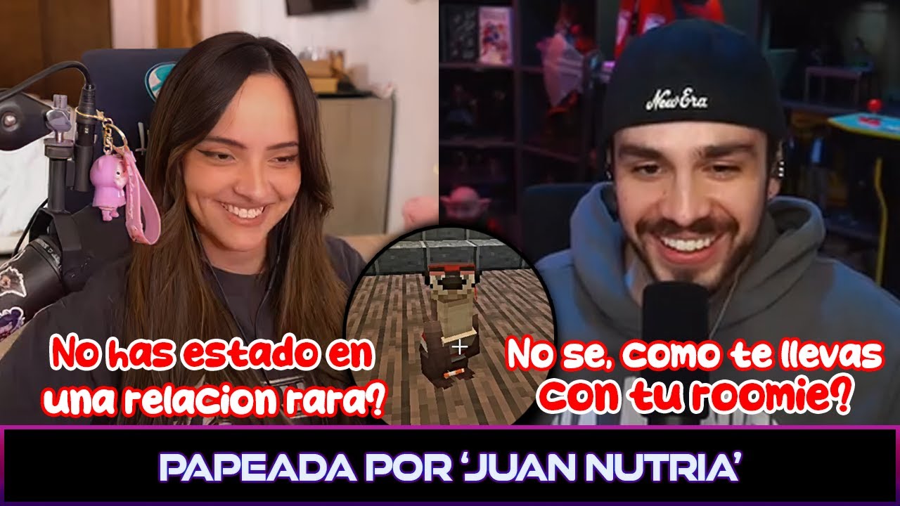 VICKY SE ENCUENTRA CON 'JUAN NUTRIA' y TERMINA PAPEADA EN DEDSAFIO MINECRAFT #vickypalami #twitch