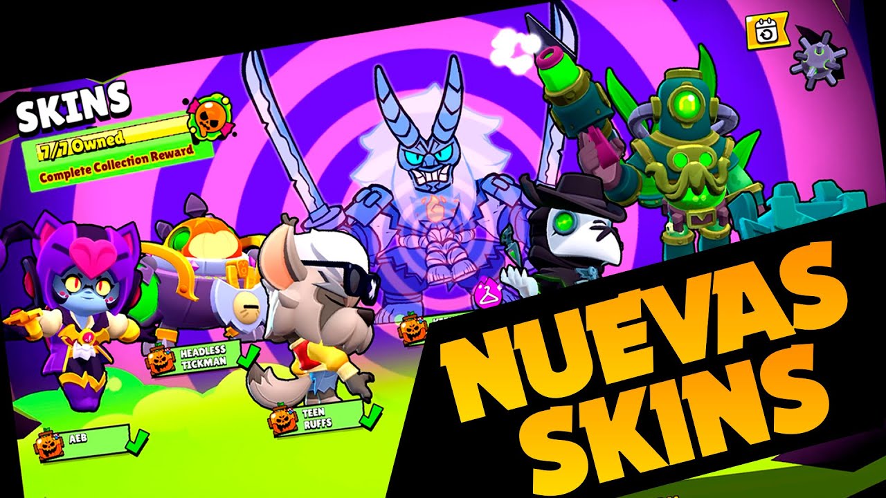 🔥 TODAS LAS SKINS DEL EVENTO DE BRAWLOWEEN ..🎃