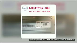 23.8 Original new LM238WF5-SSK2 LM238WF5 SS K2 Touch LCD screen IPS FHD