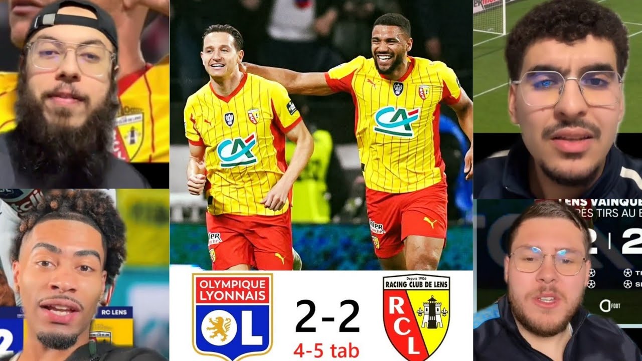 🚨😱 LENS ÉLIMINE L’OL ET FILE EN DEMI-FINALE DE COUPE DE FRANCE