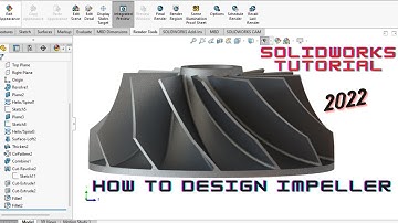 Easy Way to Design Impeller with Helix and Surface Loft| Solidworks Tutorial 2022 |