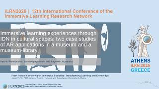 Immersive learning experiences through IDN in cultural spaces: two case studies of AR applications