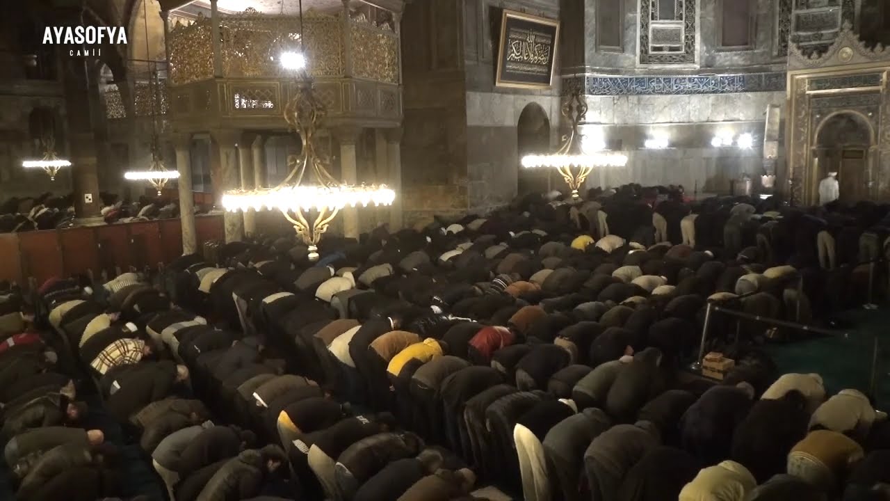 Ayasofya'da Ramazan'ın İlk Teravihi | İmam Mehmet Emin Ay