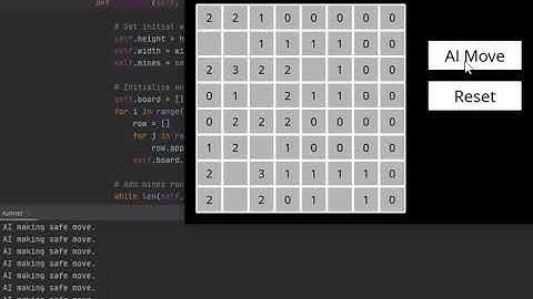CS50AI 2020 - Project 1b: Minesweeper