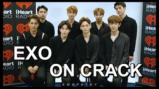 exo’s iheartradio interview on crack