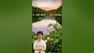 5 LỜI KHUYÊN VÀNG CỦA BÁC SỸ