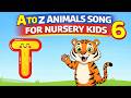 A TO Z ANIMALS SONG FOR NURSERY KIDS 6 | ABC ANIMAL RHYMES | FUN LEARNING HINDI RHYME | KIDS SONG