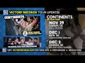 CONTINENTS On Tour Now (ALL 2012 DATES)