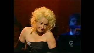 Cyndi Lauper - Unchained Melody and At Last, at the special A Holiday Concert For The Troops, 2003.