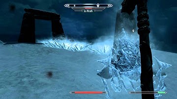 Skyrim - How to Kill the Ice Wraith