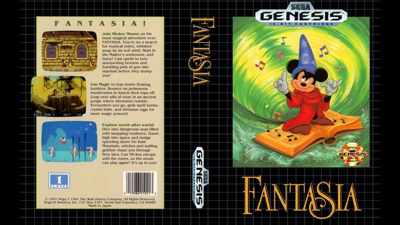 Fantasia (SEGA Genesis) Full Playthrough YouTube