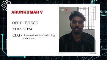 Congratulations, ARUN KUMAR V, for getting placed as a JAVA DEVELOPER.