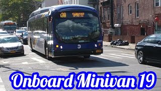 NYC Buses: Riding the Poterra Catalyst BE40 Vehicle 19 on the B38 (Local)