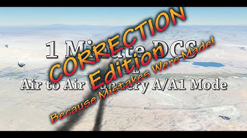1 Minute DCS - F-5E Air to Air Guns AA1 Mode Correction Edition