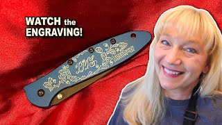 Pocketknife | Hand Engraving for Beginners | Beautiful Designs in Metal | Oak Leaf Scroll