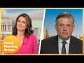 Susanna Reid Challenges Shadow Health Secretary On Why Labour Aren't 'Much Tougher' On Govt | GMB