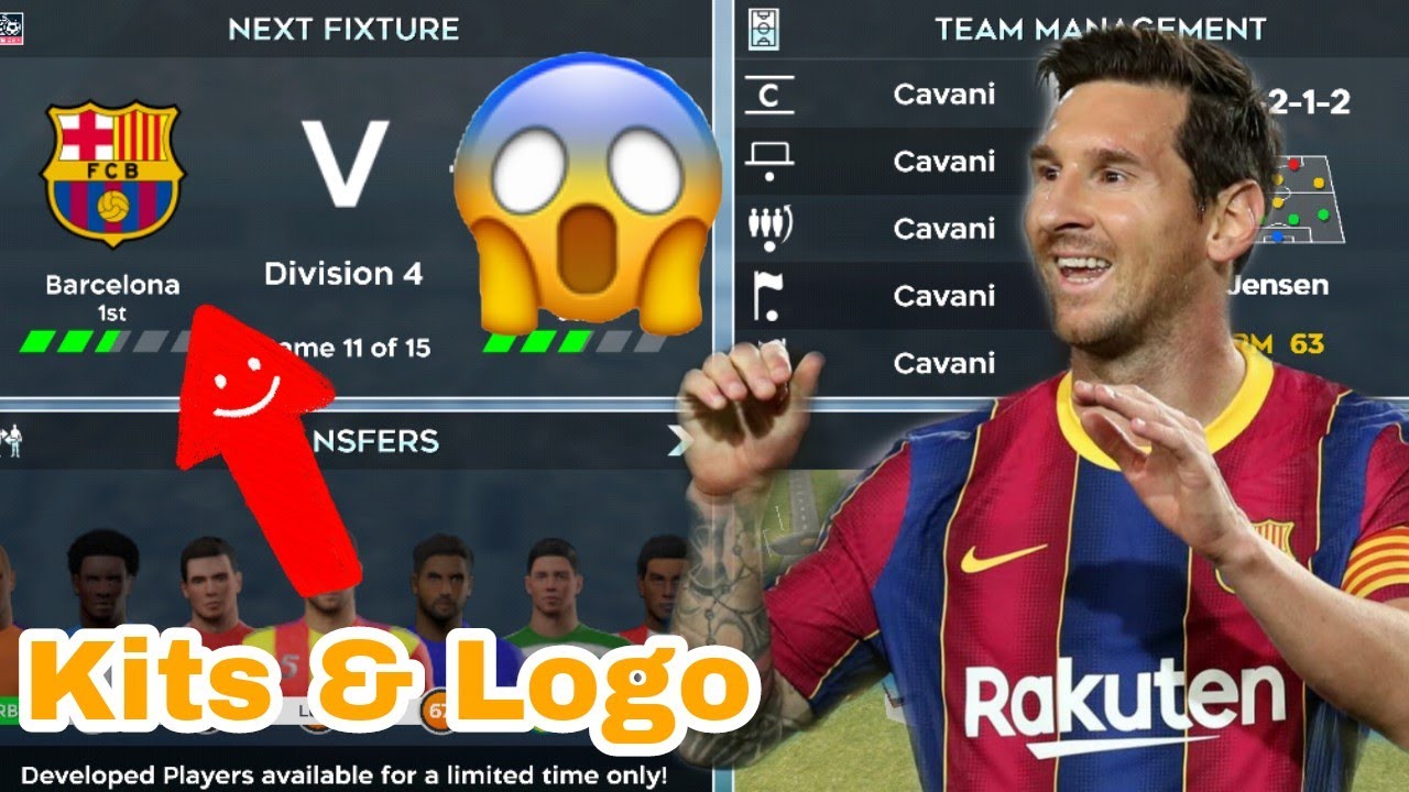 Make Barcelona Team Kits Logo 21 Dls Dream League Soccer Barcelona Kits Logo Youtube