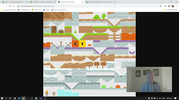 Updated Tiled levels in Python Arcade - Video 1