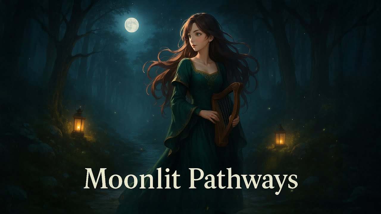 Moonlit Pathways – Celtic Harp & Vocal Music for Peaceful Nights and Dreamy Wanderings Moonlit Pathways – Celtic Harp & Vocal Music for Peaceful Nights and Dreamy Wanderings