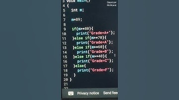 find grade using else-if ladder statement in Dart 🎯