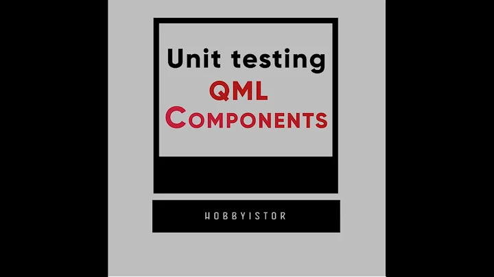 How to unit test Qt QML Components