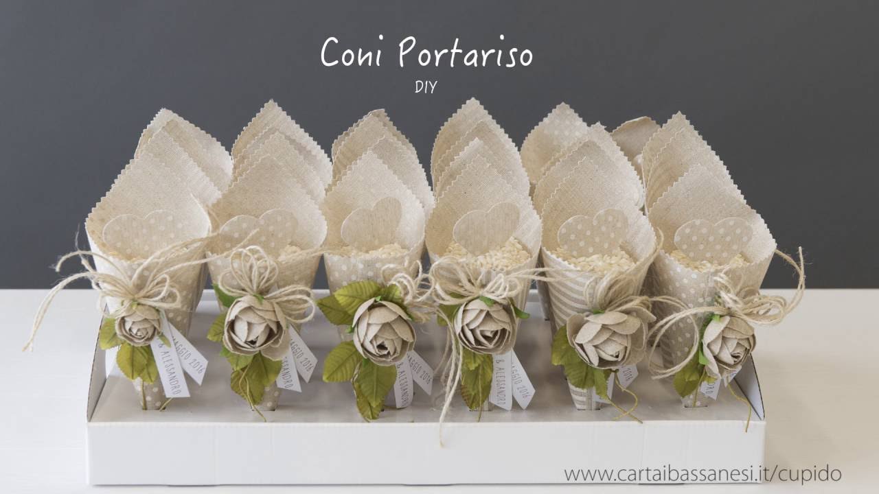 Dove Mettere I Coni Portariso Tutorial Cupido&Company - Coni portariso - YouTube