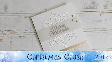 Snowflake Sentiments Card featuring Stampin