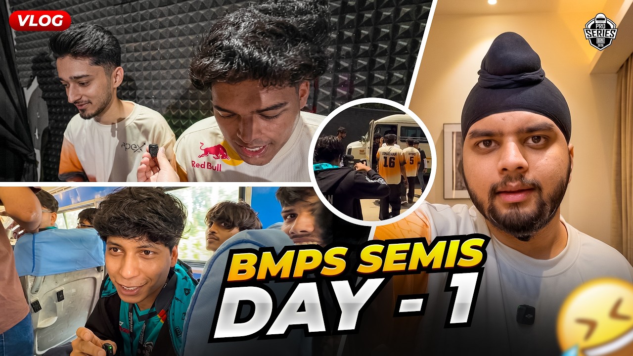 BMPS SEMIS DAY 1 VLOG | TEAM APEX GAMING