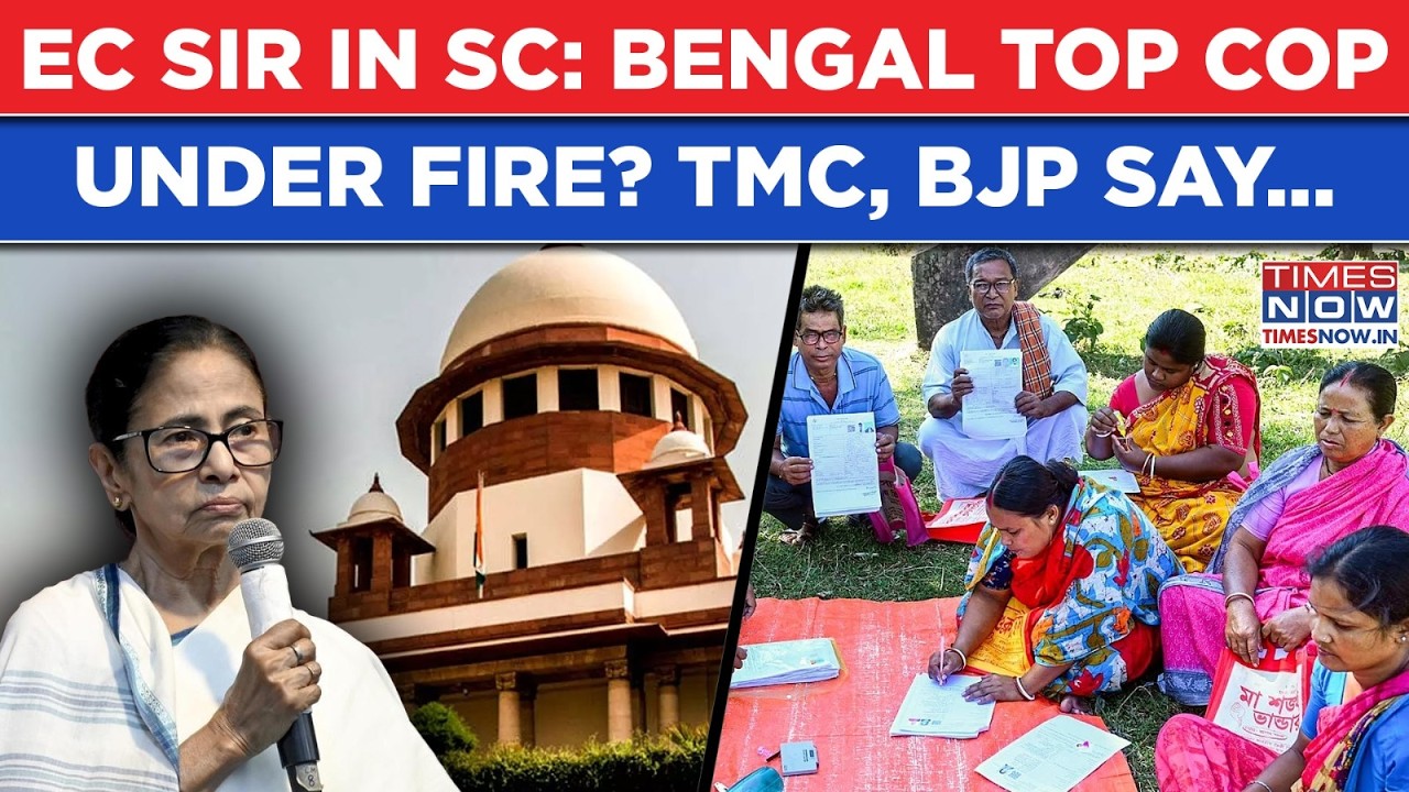 EC SIR Vs Bengal CM In SC: Top Cop Pulled Up In Court| TMC Jolted After 'Lawyer' Moment? BJP Says...
