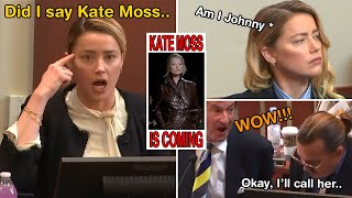 Amber Heard Forgets Who She is and Calls Kate Moss as Her Witness