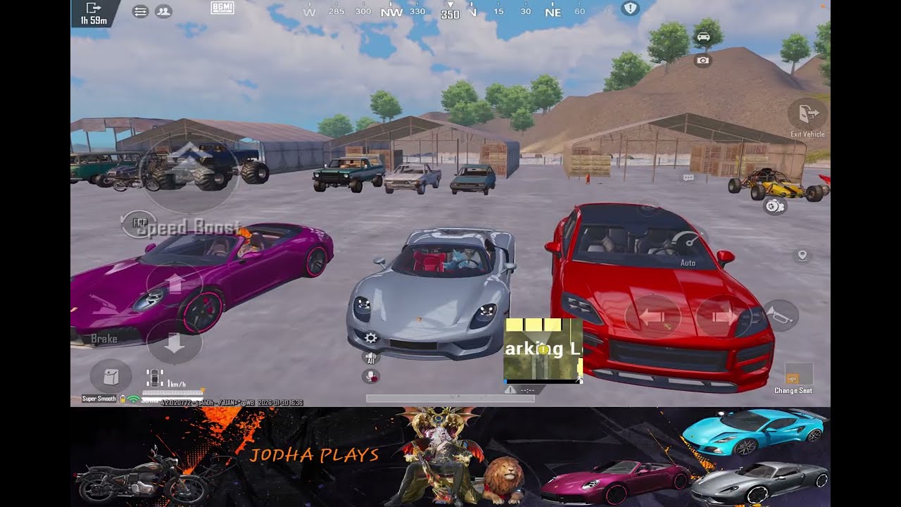 BGMI MEIN ROYAL ENFIELD BULLET AUR PORSCHE CARS KI COLLECTION DIKHAYENGE SABKO!!!