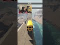 Geno drives a bus down a very dangerous road in Roblox