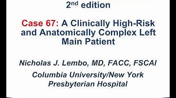 Case 67: Manual of CTO Interventions - VA ECMO supported CTO PCI
