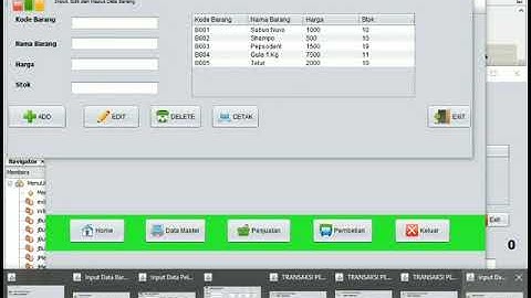 Sistem informasi penjualan berbasis Java Netbeans dan MySQL