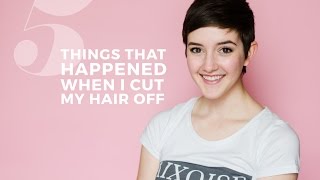 5 WEIRD THINGS: PIXIE CUTS! | REGAN SHORTER
