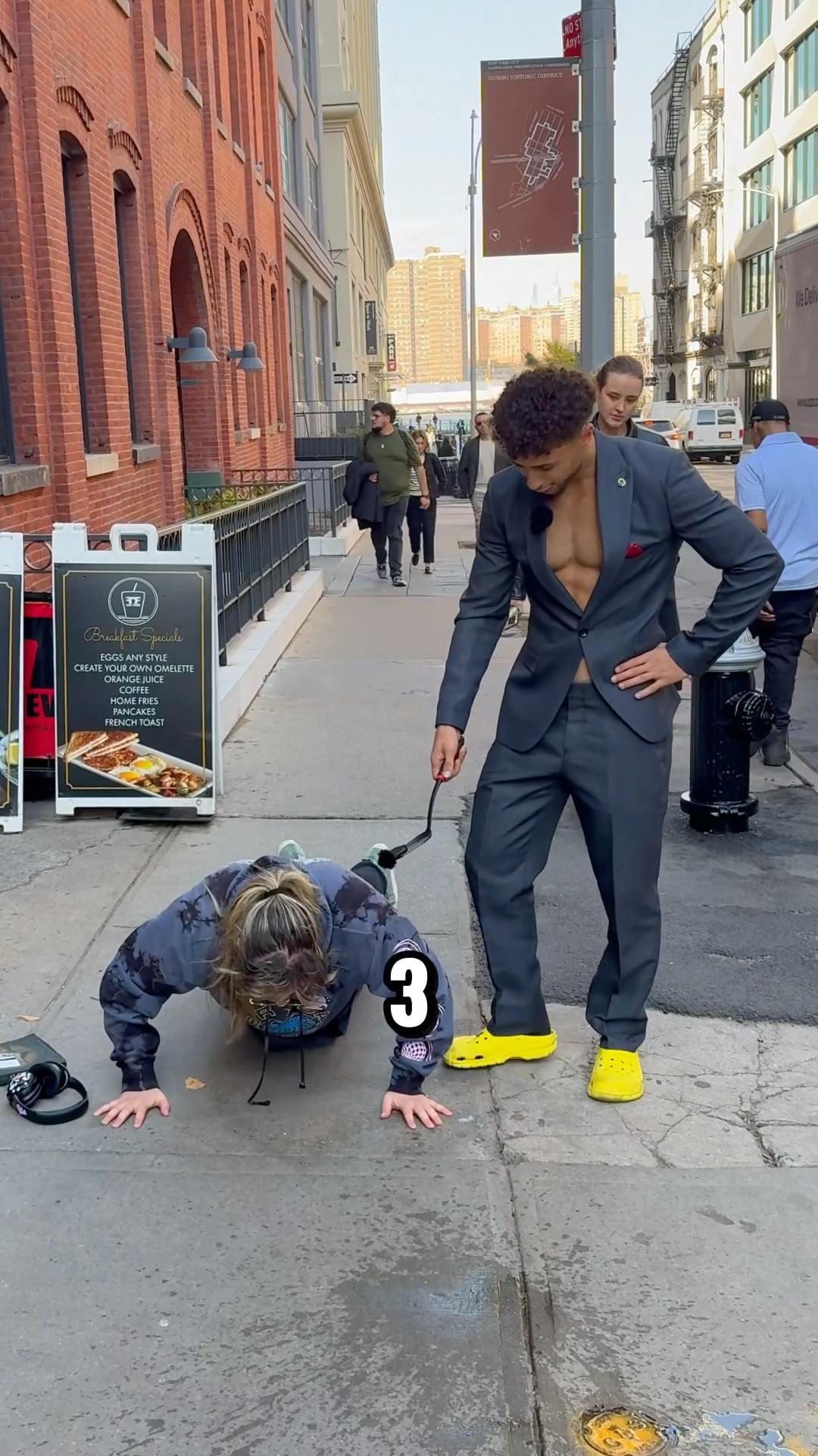 Forcing people to workout in nyc!
