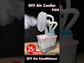 Diy air conditioner diy air coolerimprovised electric fan air cooler  mist makes air conditioner