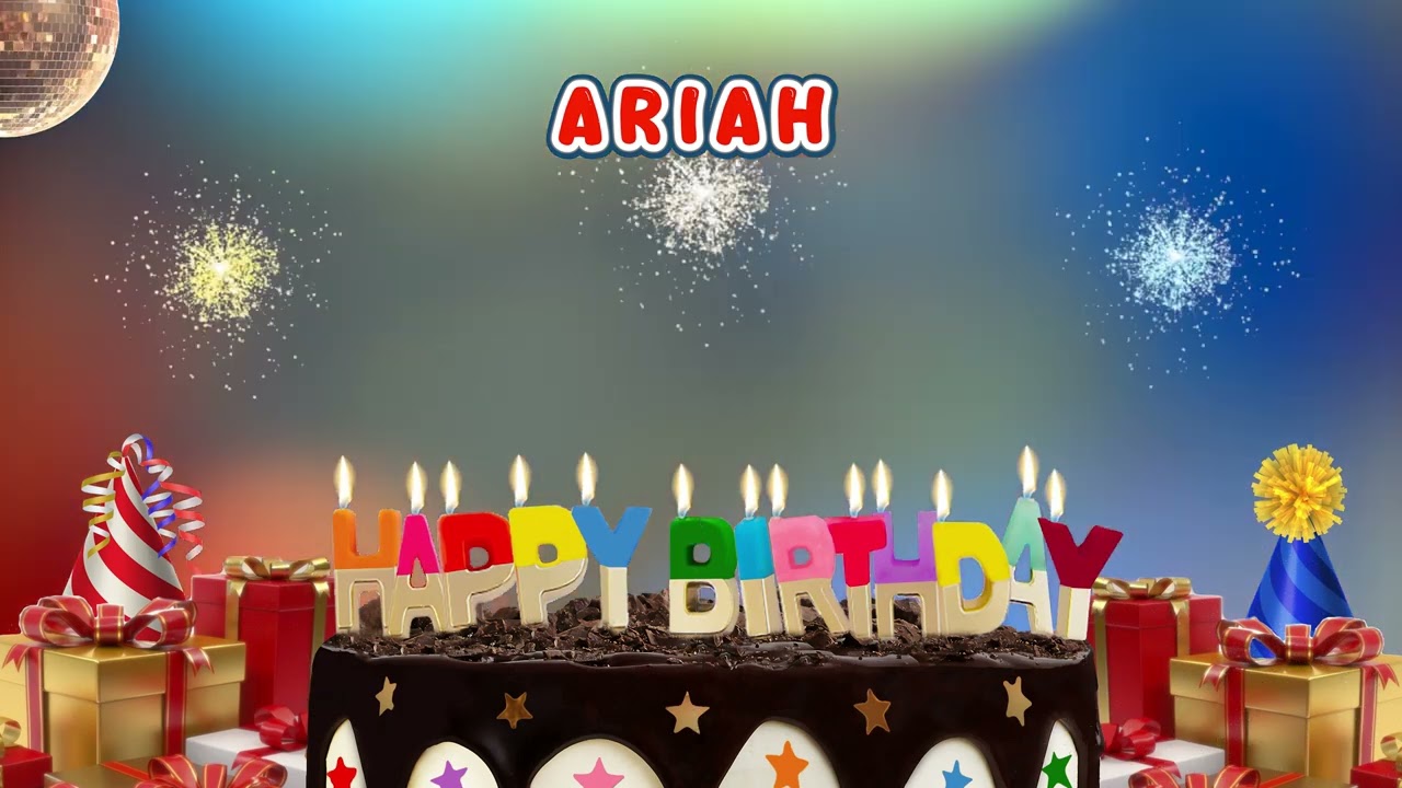 Happy Birthday ARIAH - A Personalized Birthday Song for You!