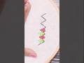 simple embroidery #easy embroidery #shorts#shortsfeed #shortvideo