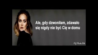 Adele - Hello NAPISY PL