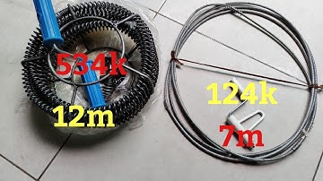 Chọn mua dây thông cống tại nhà nên mua