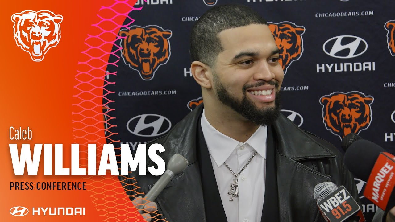 Caleb Williams on working with Ben Johnson | Press Conference | Chicago Bears