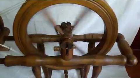 Dutch Gelders double drive spinning wheel