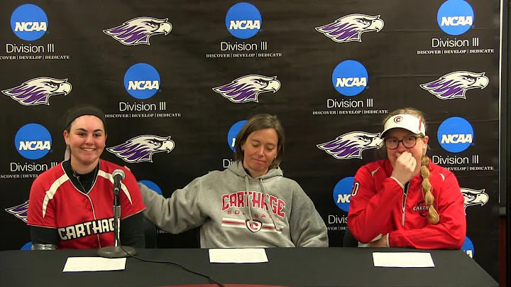 Carthage College Softball Postgame Interview - May...