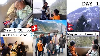 NEPALI FAMILY VISIT IN SWITZERLAND 2024 #day1