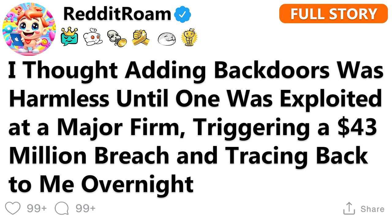 A “Harmless” Backdoor I Left in Production Code Was Exploited, Causing a $43 Million Breach and...