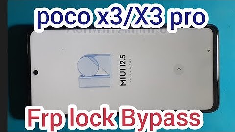 Poco X3/X3 Pro Frp Lock  Bypass /Google Account Unlock Without Pc/Second Space not work How to solve