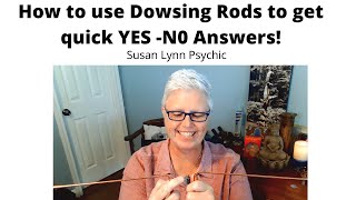 How to use Dowsing Rods to get quick YES  NO Answers!  Anyone can use dowsing rods.